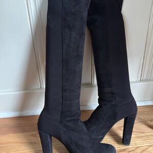 Stuart Weitzman Black Over the Knee Boots